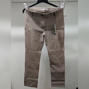 Khaki Twill Dress Pant Yoga Pants